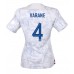 Frankrike Raphael Varane #4 Replika Borta matchkläder Dam VM 2022 Korta ärmar